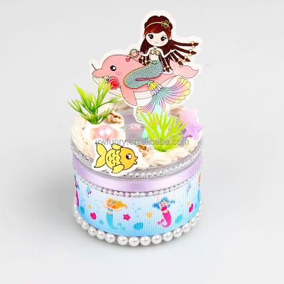 China New mushroom girl parent-child children's educational toys DIY handmade toy storage box for sale