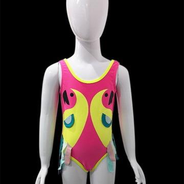 China SEAVO Birds Breathable Patchwork Theme Summer Girls Water Sport Training Wear for sale