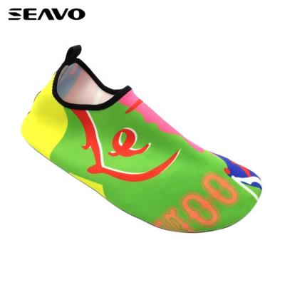 China Anti-Smell SEAVO Ready To Board Durable Neoprene Socks Aqua Water Beach Kids Water Shoes for sale