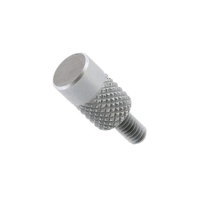 China Pan Machine Aluminum Thread Knurled Thumb Screw M2 M4 M6 2-32 Inch Non Standard Custom Anodized for sale