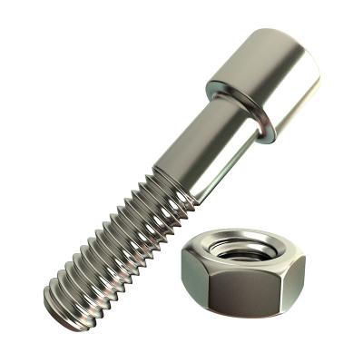 China Custom Stainless Steel Hex Head Socket Hex Drive Bolt And Barrel Nut For Furniture Connector Caps 304 Stainless Steel Hex Allen Key Bolt for sale