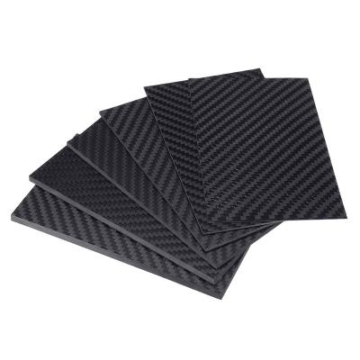 China Tcmmrc 3K Twill Abrasion-Resistant Supplier Source Carbon Particleboard Material 100% Black Matte Composite High Hardness Sheet 125*75*0.5-5mm for sale