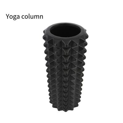 China Black Customized High Density Customized Promotional Eva Hollow Foam Rollers Bodybuilding Fitness Yoga Camouflage Back Muscle Massager for sale