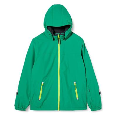 China Breathable Kids Waterproof Jacket With Detachable Hood, Rain Coat For Girls, Boys for sale