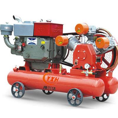 China HONGWUHUAN W1.8/5 11kw Lubricated Mining Used Easy Mobile Diesel Air Compressor for sale