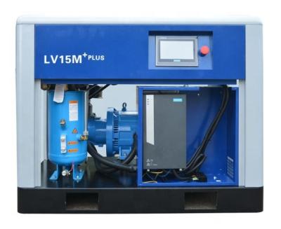 China Chinese Factory 8bar 15kw VSD Industrial Variable Frequency Drive Screw Air Compressor LV15M Plus for sale