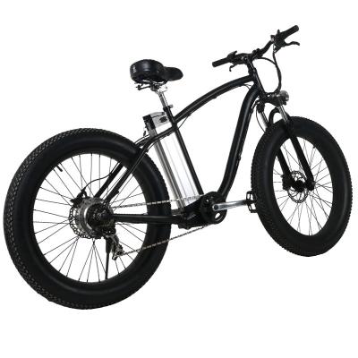 China Free Shipping 2022 EU Aluminum Alloy 26 Inch 750w LCD Meter Fat Tire Electric Bike for sale