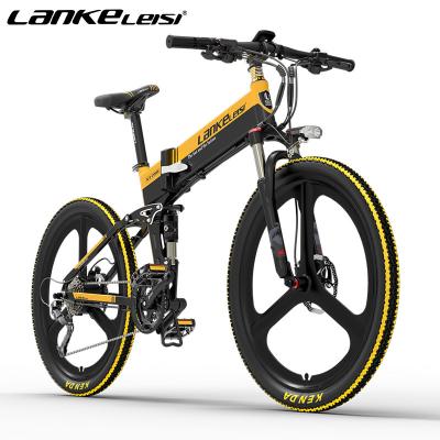 China EU UK 6061 aluminum alloy free shipping 26 inch folding electric bike 500w aluminum electric bicycle frame e bike lithium battery 48V 14.5ah lithium battery for sale