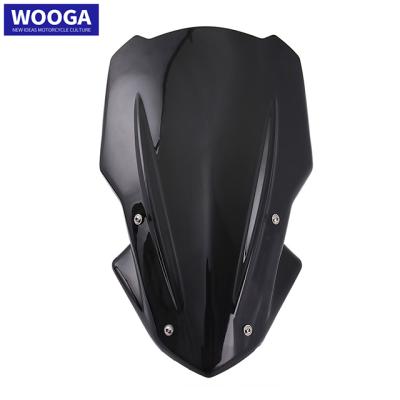 China PC+Metal Bracket Motorcycle Windshield Windshield Screen With Bracket / Fairing For 2017 2018 2019 Kawasaki Z900 for sale