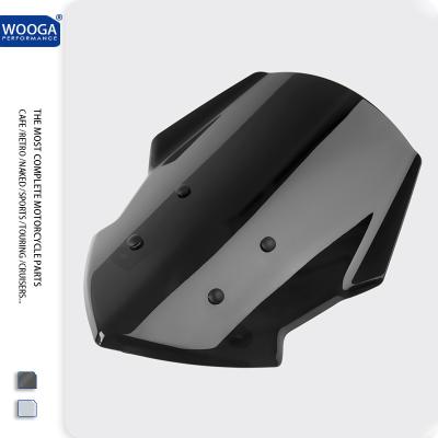 China PC+Metal Bracket Motorcycle Windshield Windscreen Touring Wind Screen Deflector Sun Visor Fairing Cowl For YAMAHA MT07 MT-07 2019 2020 MT 07 FZ07 2018 for sale