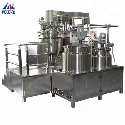 China Automatic Vacuum Homogenizing Emulsifier Cream/Gel Cake Emulsifier Making Machine /chemical machinery equipment for sale