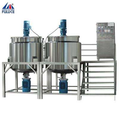 China 1000L shampoo viscous liquid liquid mixer mixing tank making device machine for sale for sale