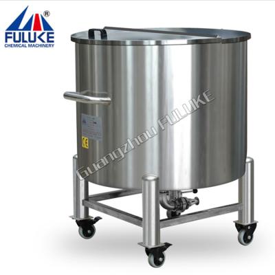 China High Quality Hotels Stainless Steel Movable Open Storage Tank For Liquid Or Cream Or Oil for sale