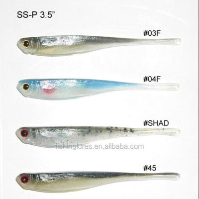 China BASF Black Minnow Lure, Soft Lure Soft Bait for sale