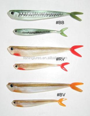 China SSR-XINHE Herrings Color Slot Tail Fishing Lure 5