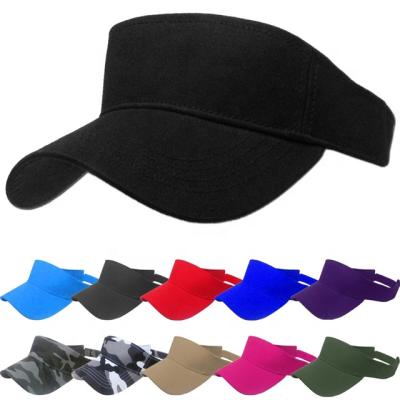 China Character Mens Womens Sun Visor Hat Sports Golf Tennis Cotton Adjustable Headband Hat for sale