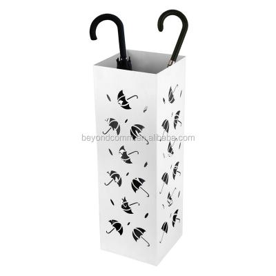 China Promotion Amazon Gift Sells American Style Wrought Iron Umbrella Storage Bucket Umbrella Rack for sale