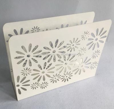 China Promotion Gift Metal Flower Magazine Folder Holder for sale