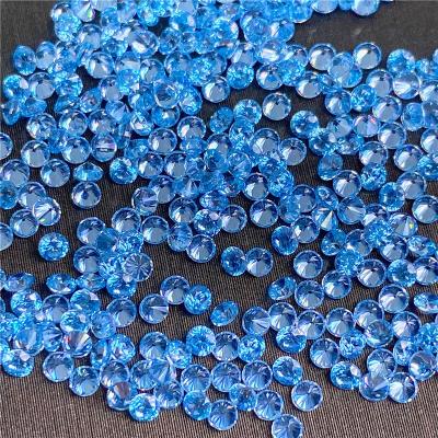 China DIY Jewelry Making Factory Wholesale Price 5A CZ Synthetic Gemstone Sea Blue Zircon Zircon Diamond Stone For Jewelry Making for sale