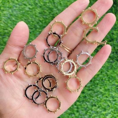 China High Quality Circle Shaped Simple Designs Bracelet Connector DIY Jewelry Connector Connector for sale