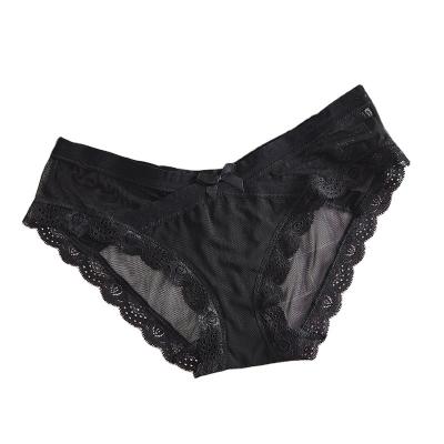 China High Quality Sexy Panties Contrast Breathable Lace Lingerie For Women Comfortable Underwear for sale