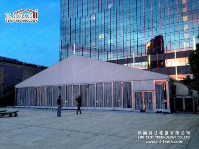 China 20m glass Outdor Party Tent with White cover for  temporary 1000 event party for sale