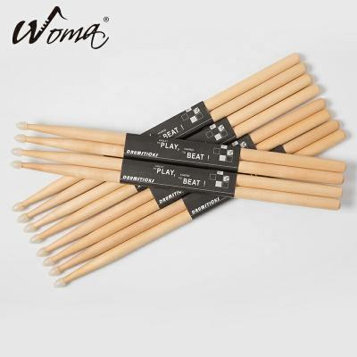 China Game Drums Cheapest Maple NYLON TIP Drum Sticks for sale