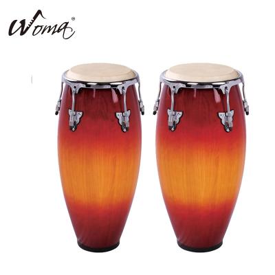 China PET New Product Popular Latin Percussion Wooden Conga Drum Set for sale