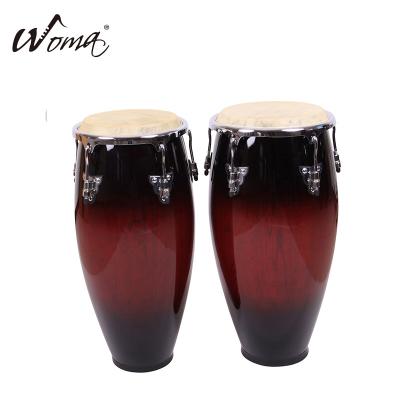 China Best-Material PET Made Latin Percussion Wooden Conga Drum Set for sale