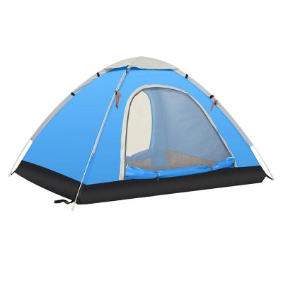 China Type 3 Person Tube Tent Stake Outdoor Waterproof Raising Beach Folding Automatic Instant Camping Tent for sale