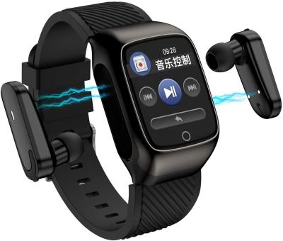 China 2021 Hot Selling Price TWS (True Wireless Stereo) S300 2 in 1 Sports Tracker Wristband Smart Wristband with TWS Handsfree Earbuds for sale