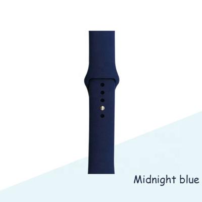 China Easy Silicone Strap For Apple Watch Band 44mm 40mm 38mm 42mm Watch Band For Apple Watch Band Correa For Iwatch 4 3 Series 6 Se 5 for sale