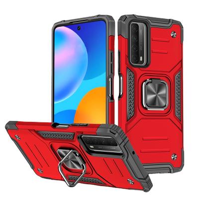 China Anti-drop Finger Ring 360 Degree Rotating Magnetic Kickstand Armor Phone Case For Iphone 13 pro Max Mini For Huawei Y9A Y7A Y9 2019 Prime for sale