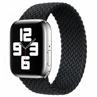 Chine Stainless Steel For Apple Series 6 Watch Band Loop Elastic Braided Solo Watch Bands Watches Elastic BandWatch Strap For iWatch Series 6 SE à vendre