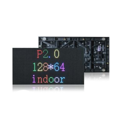 Китай Matrix Indoor Led 128x64 Led Display Module P2 Smd RGB Indoor Full Color Video Led Display Module Smd продается