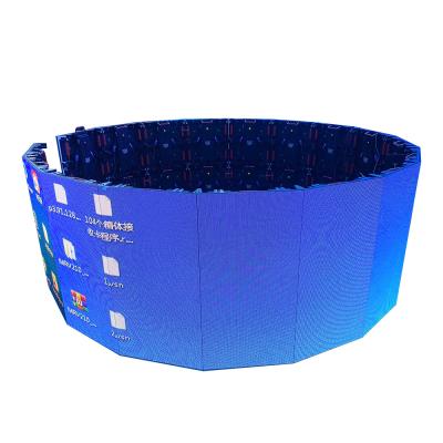 China P3.91 LED Display Show Customized Indoor High Resolution Curved Screen LED Display For Rental Activities à venda