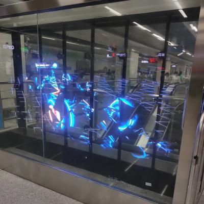 China ODM indoor transparent film led screen p2.976 indoor transparent led screen for sale