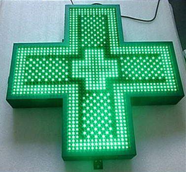 Cina LED Video Full Color Screen Led Display Transparent Led Pharmacy Cross Show LED Pharmacy Display Sign in vendita