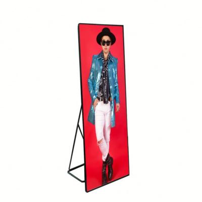 China Shenzhen new design video products hot sale P2.5 mirror LED advertising signage /poster led display à venda