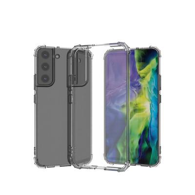 China Anti-drop For Galaxy S22 Cover Ultra Clear Transparent Shockproof Corner Anti-Slip Military Four TPU Phone Case For Samsung S22 pro for sale