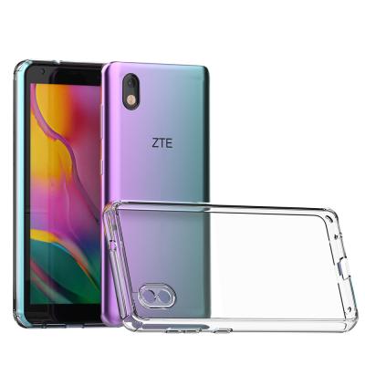 China Anti-drop For ZTE Blade A3 Case Cover Air Cushion The New Crystal Clear Transparent Acrylic Shockproof Armor Hard Phone Case for sale