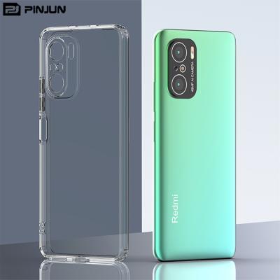 China 2021 Popular Soft Back Cover TPU Shockproof Colorful Buttons Clear Transparent Phone Case For Xiaomi Redmi K40 pro for sale