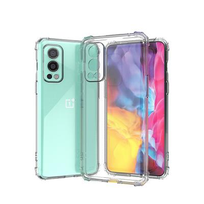 China New Military Four-corner Anti-drop Shockproof Crystal Clear Transparent Airbag TPU Phone Case For Oneplus Nord 2 5G for sale