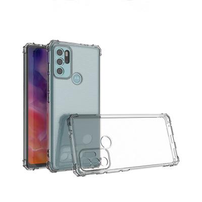 China Factory Price Anti-drop 4 Military Crystal Clear TPU Corner Shockproof Gel Phone Case For Motorola Moto G60s for sale