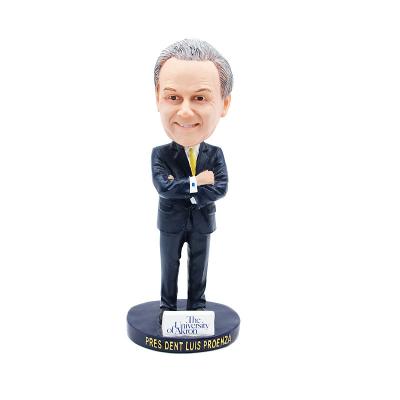 China Custom Europe Bobblehead Bobbe Head Crafts Figurine Polyresin Action Number Doll Realistic For Home Decoration for sale