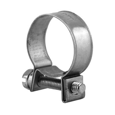 China Universal Stainless Steel 304 Stainless Steel Pipe Clamp Mini Pipe Flange Rang 7-9 8-10 9-11 10-12 11-13 12-14 13-15 14-16 15-17 16-18 millimeters for sale