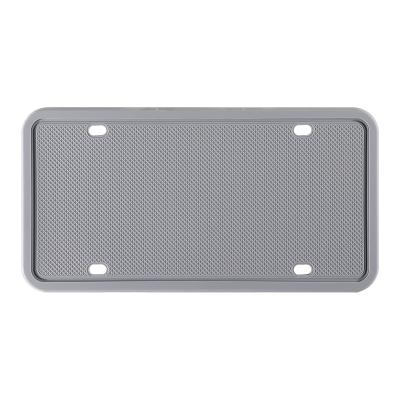 China Universal 12.2*6.3 inch 4 Hole Silica Gel License Plate Frame LPF-004 for USA License Plate for sale