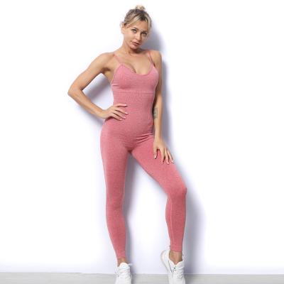 China One Piece Fitness Cami Jumpsuit UGOO Yoga Overalls Fitness Jumpsuit Seamless Breathable Sexy Tank Strap QUICK DRY Jumpsuit for sale