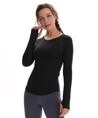 China UGOO Breathable High Elastic Tights With Thumb Hole Fitness Yoga Long Sleeve for sale