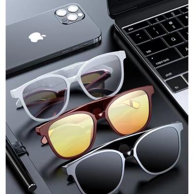 China Mp3 Sunglasses BT 5.0 Audio Wireless Headphone Anti-glare Ray Band UVA UVB Anti-scratch Portable BT Mp3 Sunglasses for sale